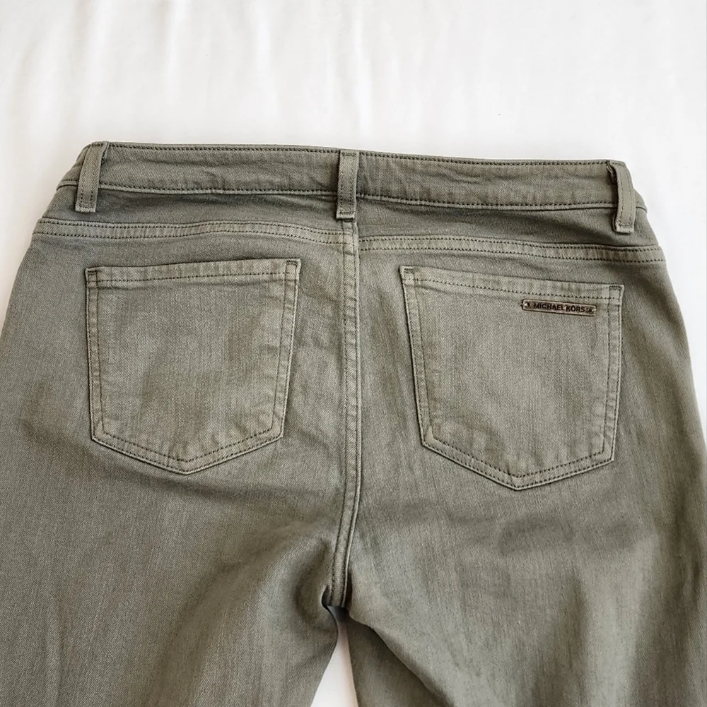 Michael kors green jeans pants